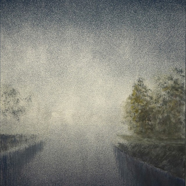 Untitled (NS/M 105), 2017, Oil, Lacquer on Canvas, 75 x 60 cm