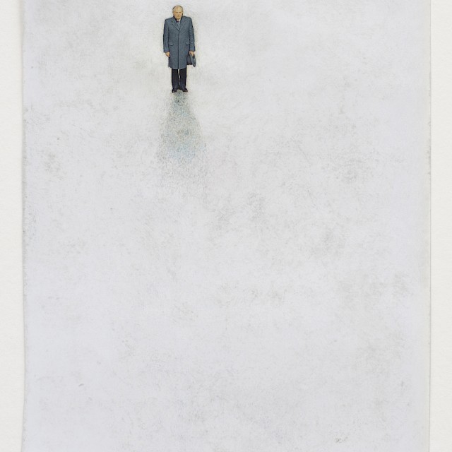 Leader (JC/P 111), 2012, Paper and Colored Pencil, 28 x 21 cm