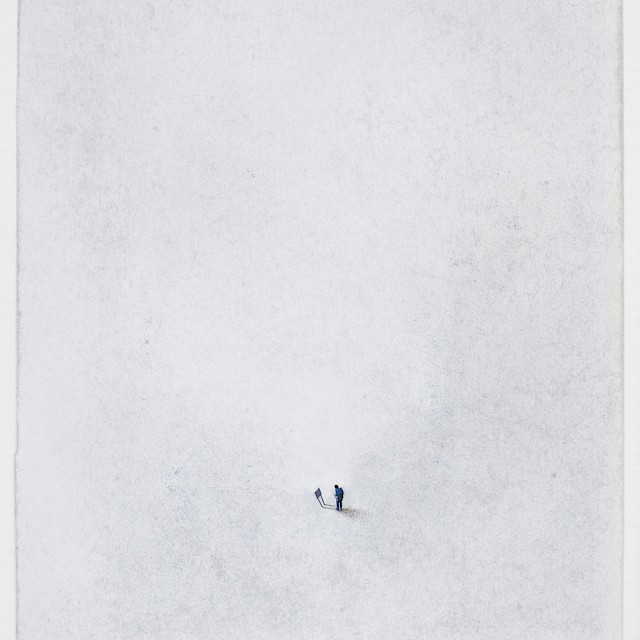 Sign (JC/P 114), 2012, Paper and Colored Pencil, 29,5 x 24 cm