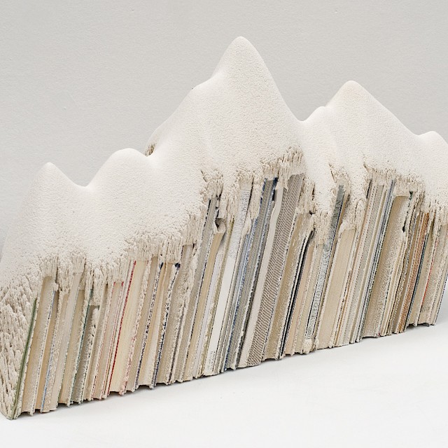 Range (JC/S 33), 2012, Paper and Plaster, 86 x 54 x 26 cm