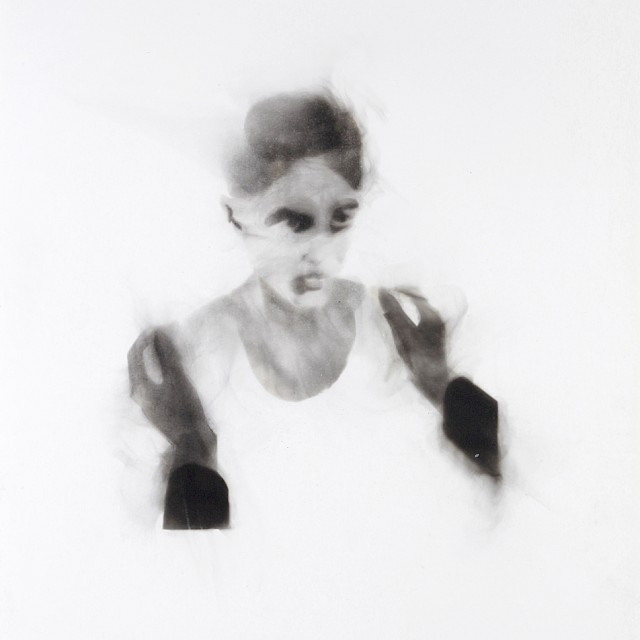 Smoke Drawings (SM/P 11), 2012-2013, Smoke and Wax, 57 x 34,5 cm