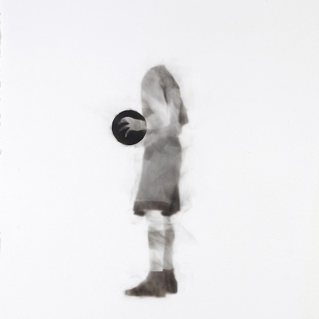 Smoke Drawings (SM/P 14), 2012-2013, Smoke and Wax, 57 x 34,5 cm