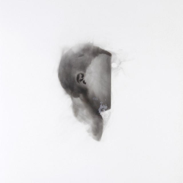 Smoke Drawings (SM/P 3), 2012-2013, Smoke and Wax, 57 x 34,5 cm