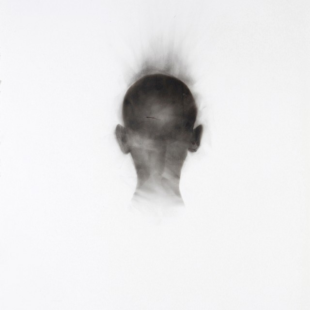 Smoke Drawings (SM/P 5), 2012-2013, Smoke and Wax, 57 x 34,5 cm