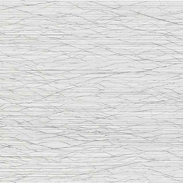 WV 21/11 B (LB/P 124), 2011, Pencil, Etching Needle on Grounded Paper, 29 x 54,5 cm