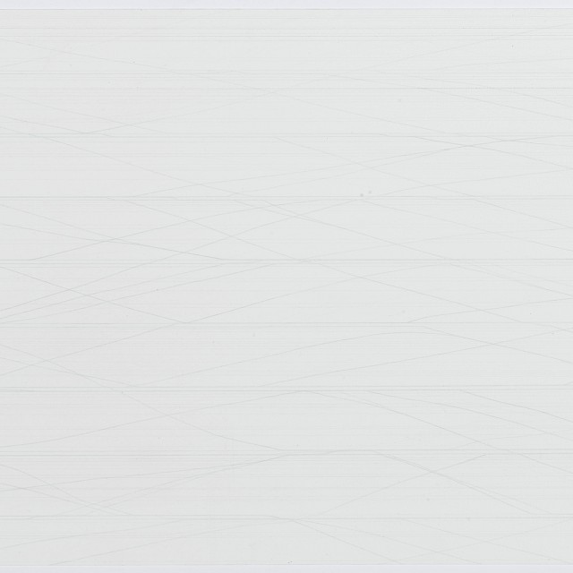 WV 10/10 (LB/P 43), 2010, Pencil, Etching Needle, Gesso on Paper, 33,5 x 46,5 cm