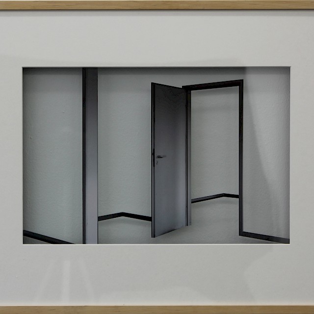 Raum 3 (TB/F 128), 2013, Cut-Out Photography, 52 x 62 cm