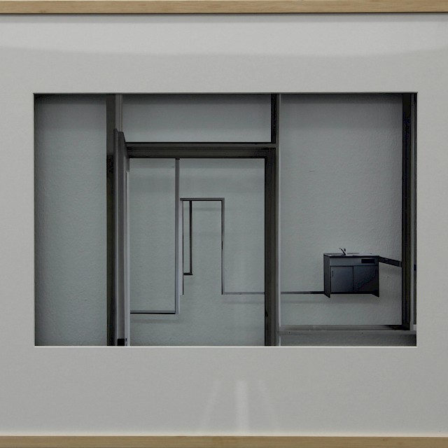 Raum 5 (TB/F 130), 2013, Cut-Out Photography, 52 x 62 cm