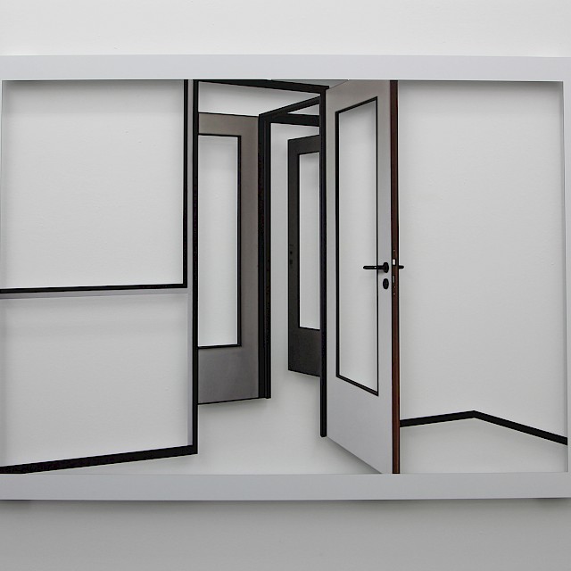 Raum 1 (TB/F 131), 2013, Cut-Out Photography on Alubond, 141 x 196,5 cm
