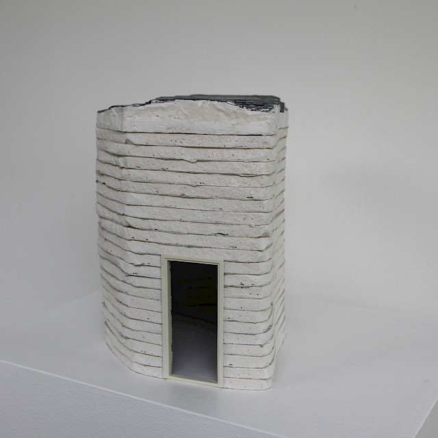 Ohne Titel (TB/S 38), 2013, Plasterboard and Slate, 29,5 x 22 x 28,5 cm