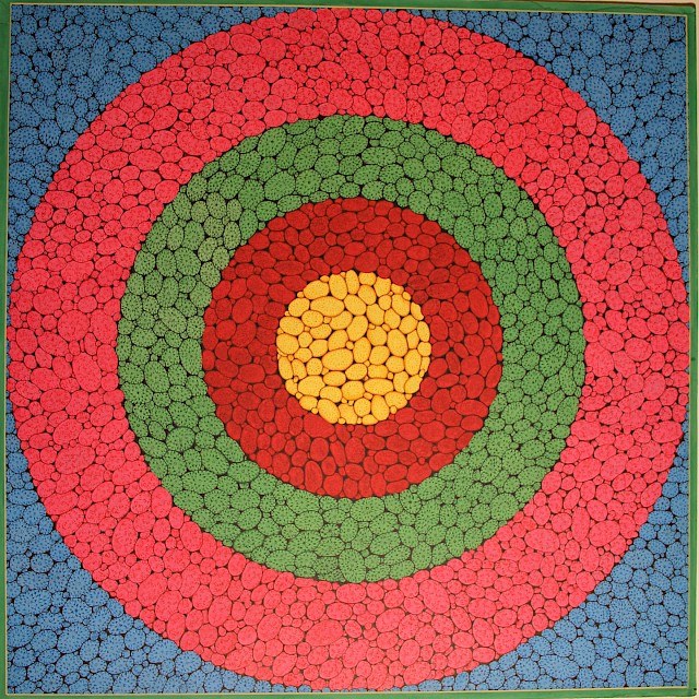 Alexander Gorlizki, Soft Focus (AG/P 134), 2013, Pigment and Gold on Paper, 41,5 x 41,5 cm