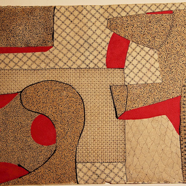 Alexander Gorlizki, The Other Room (AG/P 142), 2013, Pigment and Gold on Paper, 22,5 x 34 cm