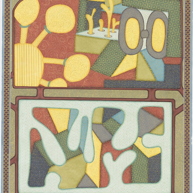 Alexander Gorlizki, Chapter and Verse (AG/P 152), 2013, Pigment and Gold on Paper, 39 x 29,5 cm