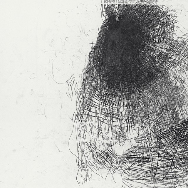 Hedwig Brouckaert, Untitled (LLB. Fall 2012) (HBR/P 7), 2012, Carbon Paper on Paper, 47 x 29,5 cm