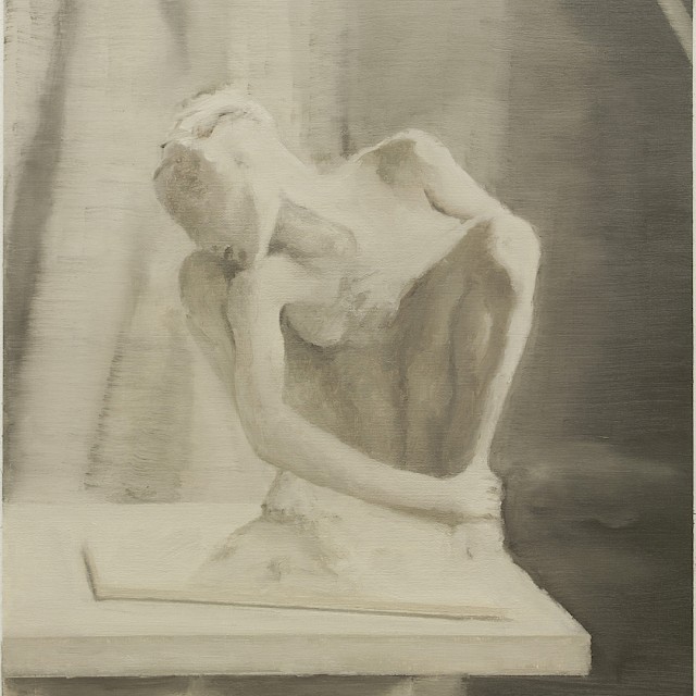 Pius Fox, Atelier (PF/P 14), 2013, Oil on Paper, 40 x 30 cm