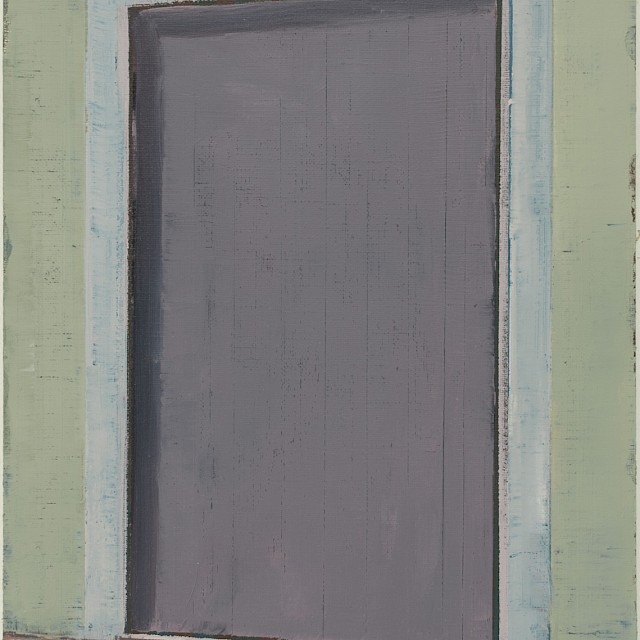 Pius Fox, Tür (PF/P 11), 2013, Oil on Paper, 24 x 19 cm