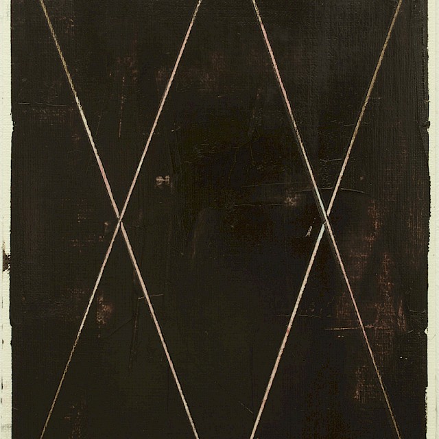 Pius Fox, Untitled (PF/P 10), 2013, Oil on Paper, 24 x 17 cm