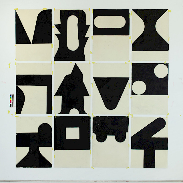 12 x Wax Mono Prints