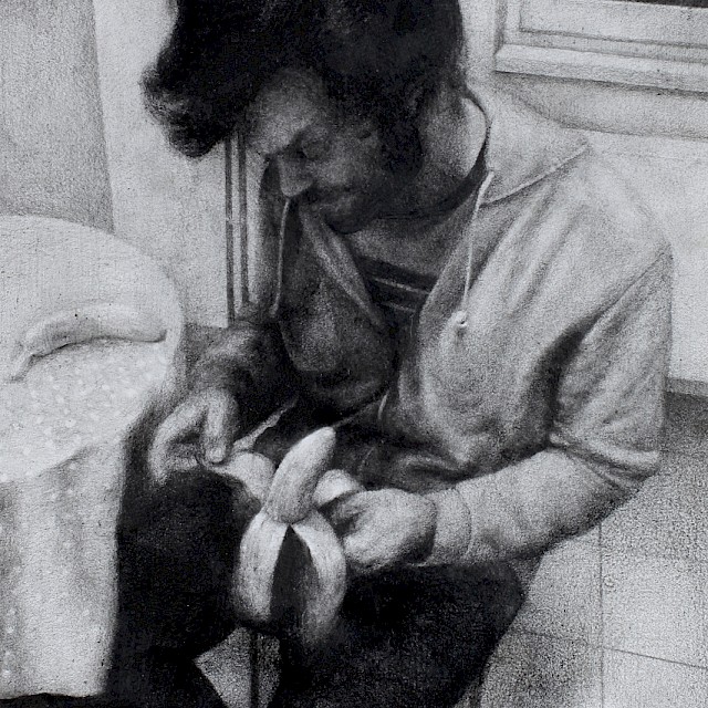 Dan Beudean, A Short Walk (Movie Scenario) (DB/P 1), 2015, Graphite on Paper, 17 x 22,5 cm