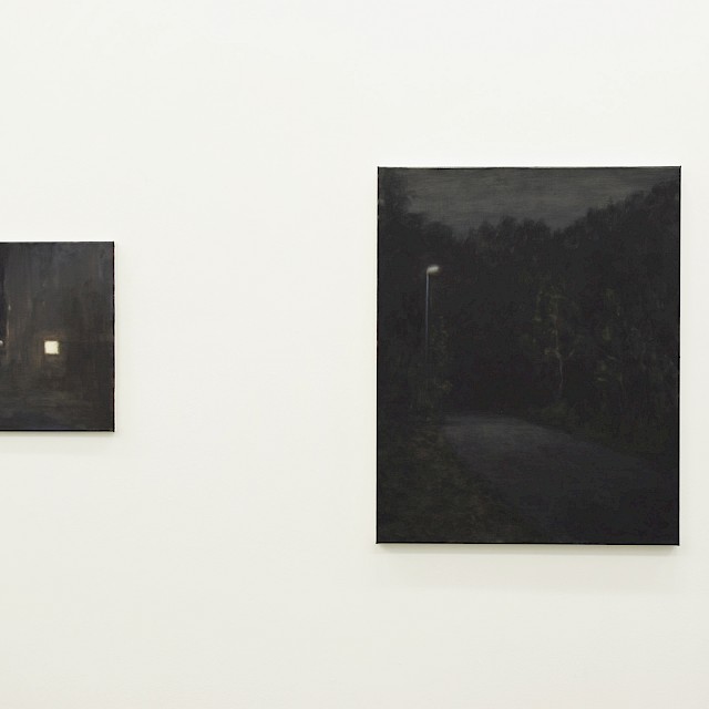 Installation View - Untitled, 2015 + there there, 2015