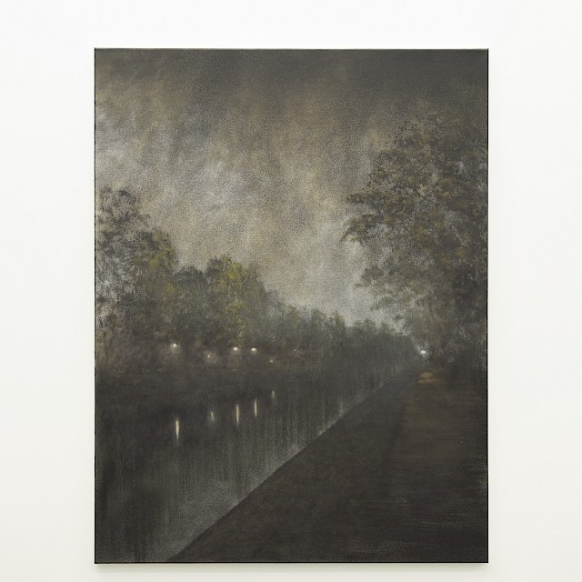 Installation View - Untitled (From the Series "Night Walk with Anna"), 2015
