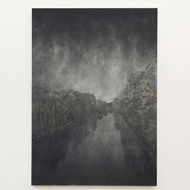 Installation View - Untitled (From the Series "Night Walk with Anna"), 2015