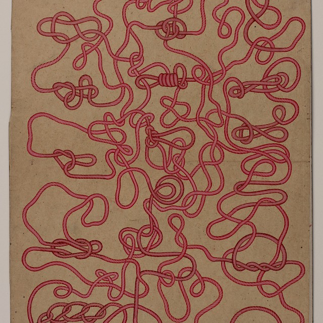 Long Enough (5488) (AG/P 239), 2015, pigment and gold on paper, 40,2 x 29,4cm