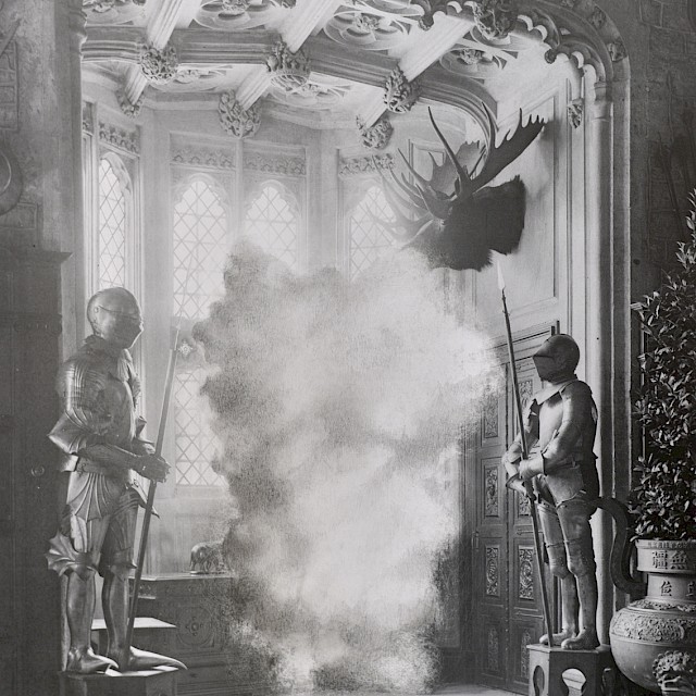 A Cloud in Nevil Holt in 1931 (JC/P 227), 2017, Paper, graphite, 29 x 22,5 cm