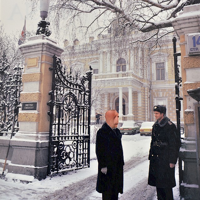 Encounter at the Embassy ((JC/P 199), 2017, Paper, 33x25cm