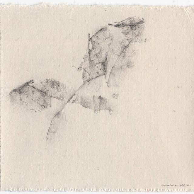 Unitled (SDM/P 64), 08-10/03/'17, Pencil on Paper, 7,7 x 8,1 cm