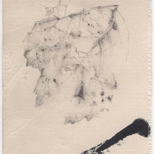 Unitled (SDM/P 65), 17/03/'17, Pencil on Paper, 7 x 4,9 cm