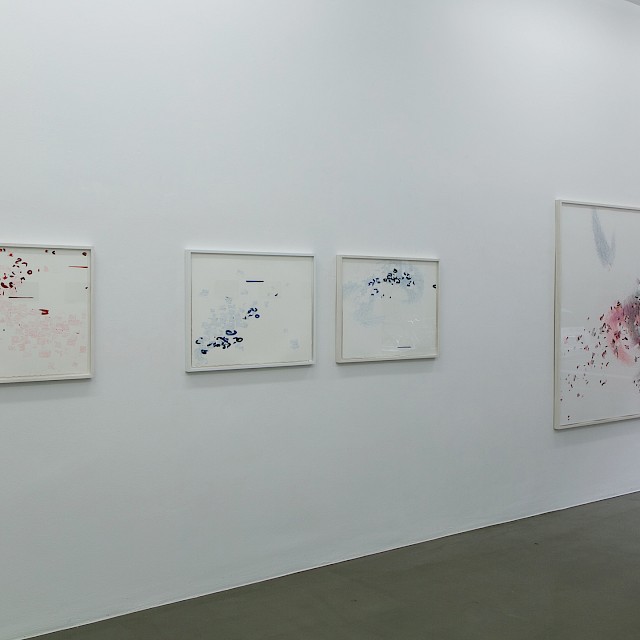 Walking the Line VIII | installation view, Galerie Martin Kudlek, Cologne, photo © Paulo dos Santos