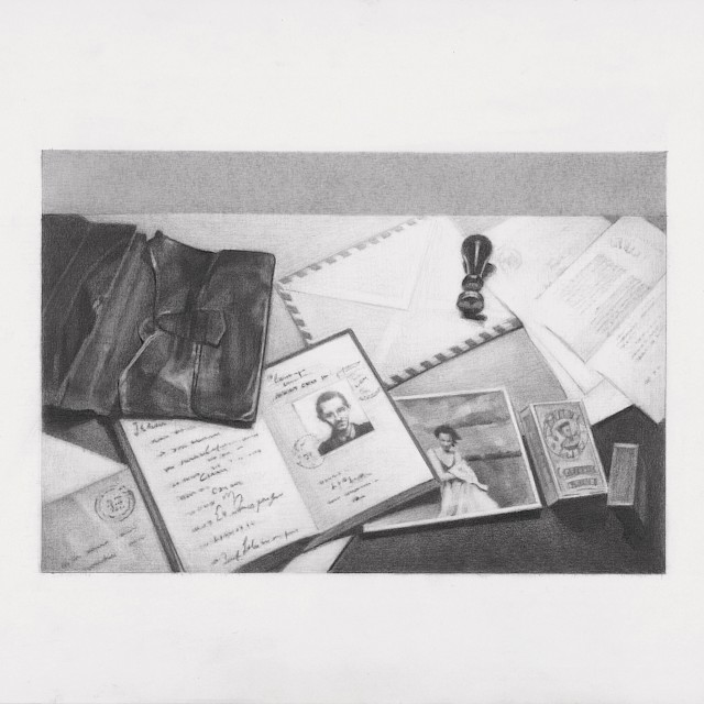 o.T. (CV/P 223), 2016, Pencil on Paper, 29.7 x 40 cm