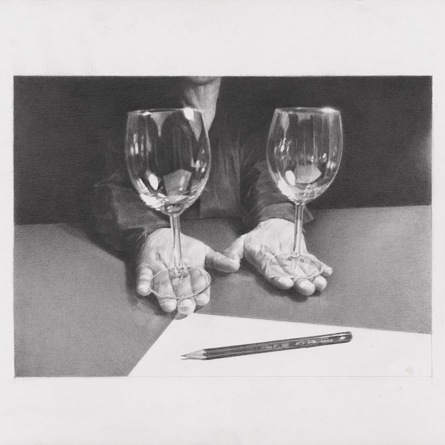 o.T. (CV/P 225), 2018, Pencil on Paper, 29.7 x 40 cm