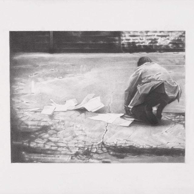 o.T. (CV/P 229), 2018, Pencil on Paper, 29.7 x 40 cm