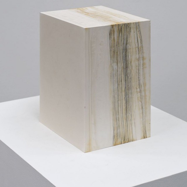 On the Slopes (JC/S 3), 2010, Buch und Gips, 25 x 14 x 18 cm