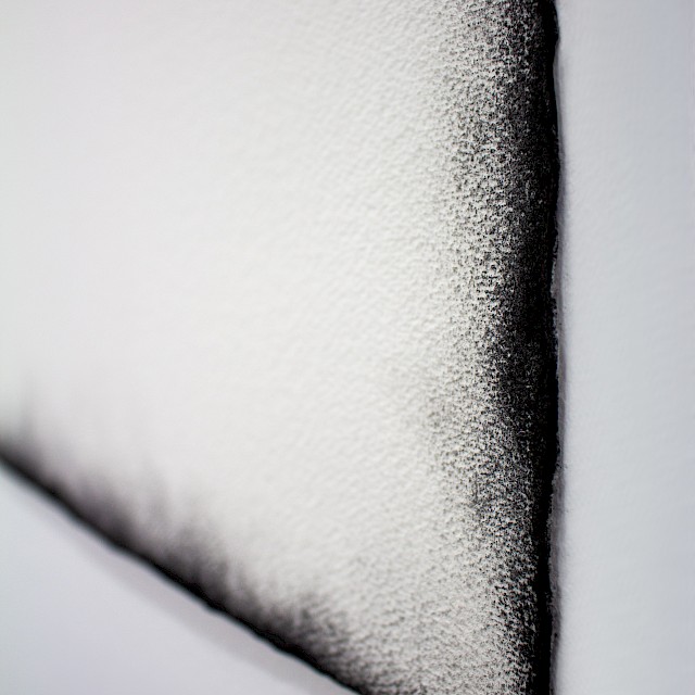 Detail | Amy Hilton | Templum 4, 2016 | Kohle auf Bütten | 76 x 56 cm