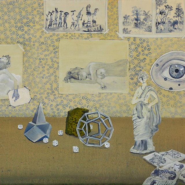 Ça n'arrive qu'une fois (KR/P 35), 2019, Öl auf Leinwand, 27 x 35 cm