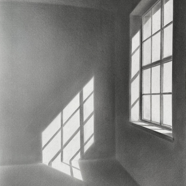 o.T.(Licht durch Fenster r.)