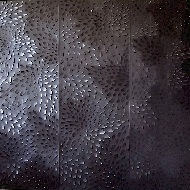 Ohne Titel (#852G), 2015, Graphit auf Aquarellpapier, 191 x 210 x 2,5 cm