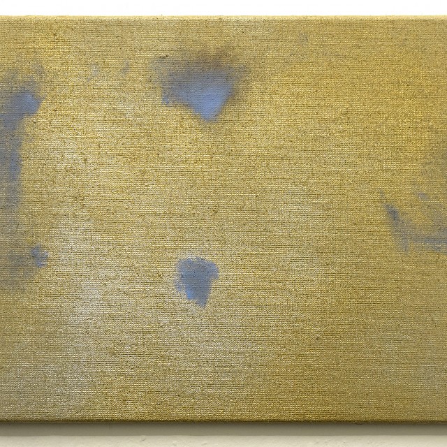 Niels Sievers "When Things Fall Apart", 2020, 55 x 70cm, oil and spray paint on canvas