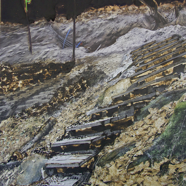 Là-bas – Down there, "chemin de traverse"