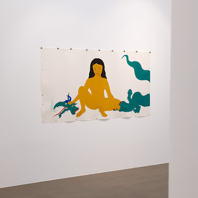 Drachentöterin I (exhibition view)