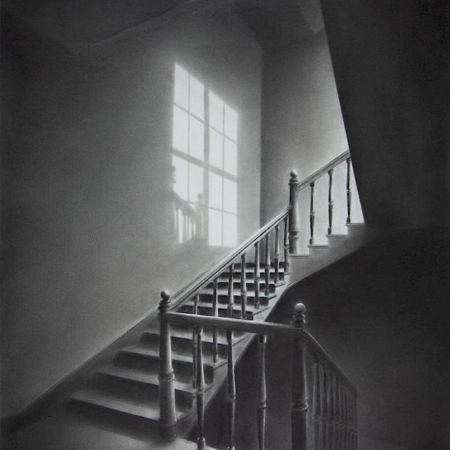 o.T. (Licht in Treppenhaus)